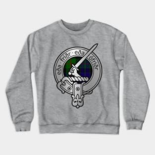 Clan Gunn Crest & Tartan - Old Norse Crewneck Sweatshirt